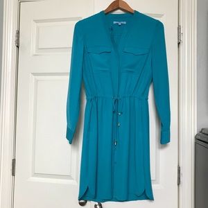 Antonio Melani Teal Shirt Dress XS